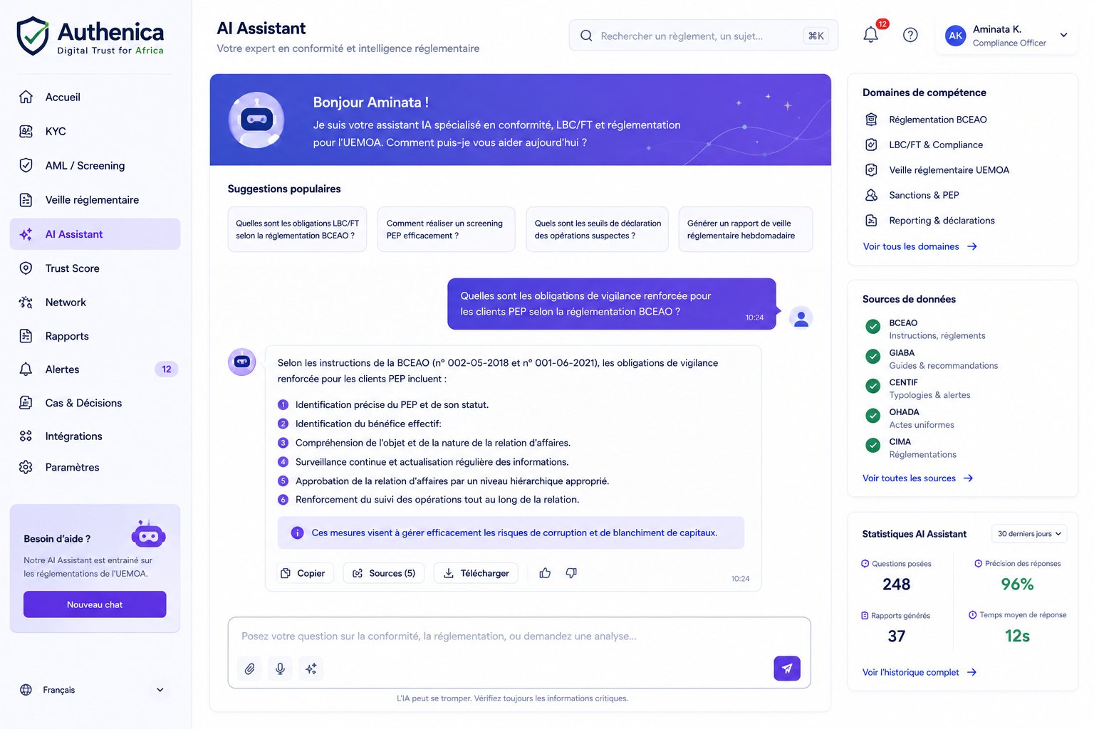 AI Assistant Authenica